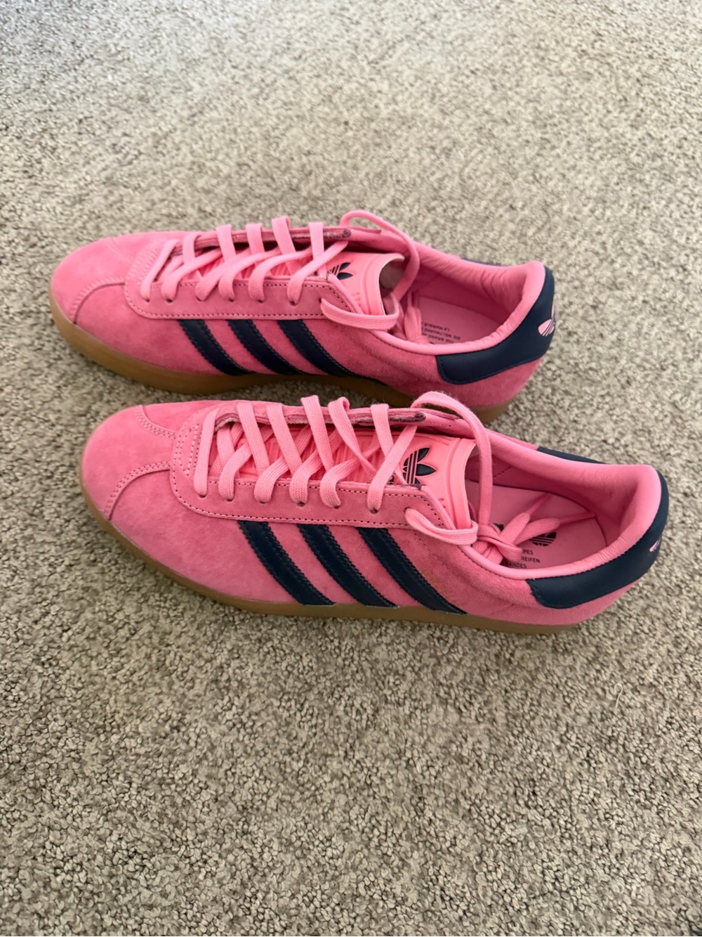 Adidas Gazelle Sneakers Bliss Pink Dark Blue - Picture 2 of 7